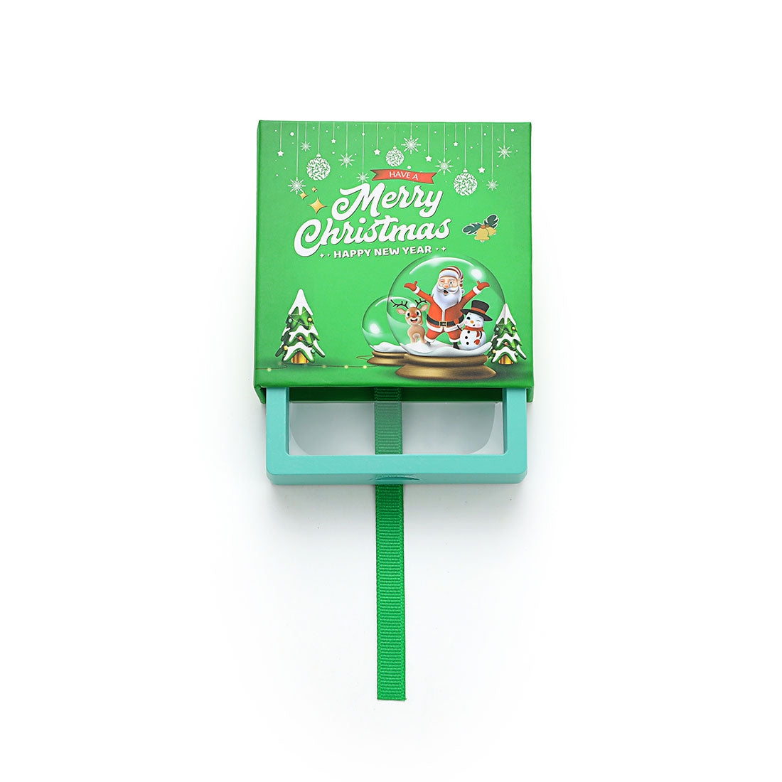 Green Christmas Jewelry Gift Box