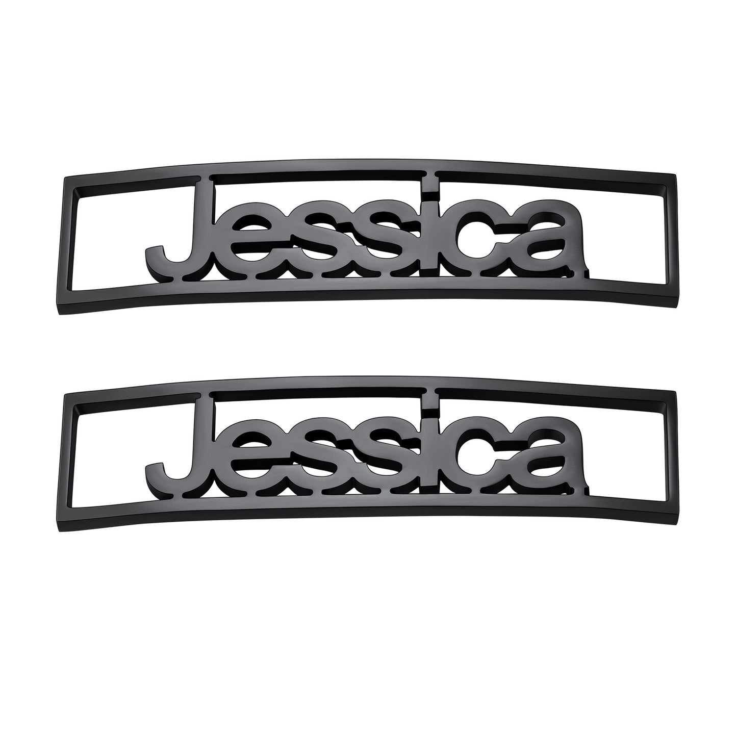 Personalized Nameplate Shoelace Buckle 2Pcs