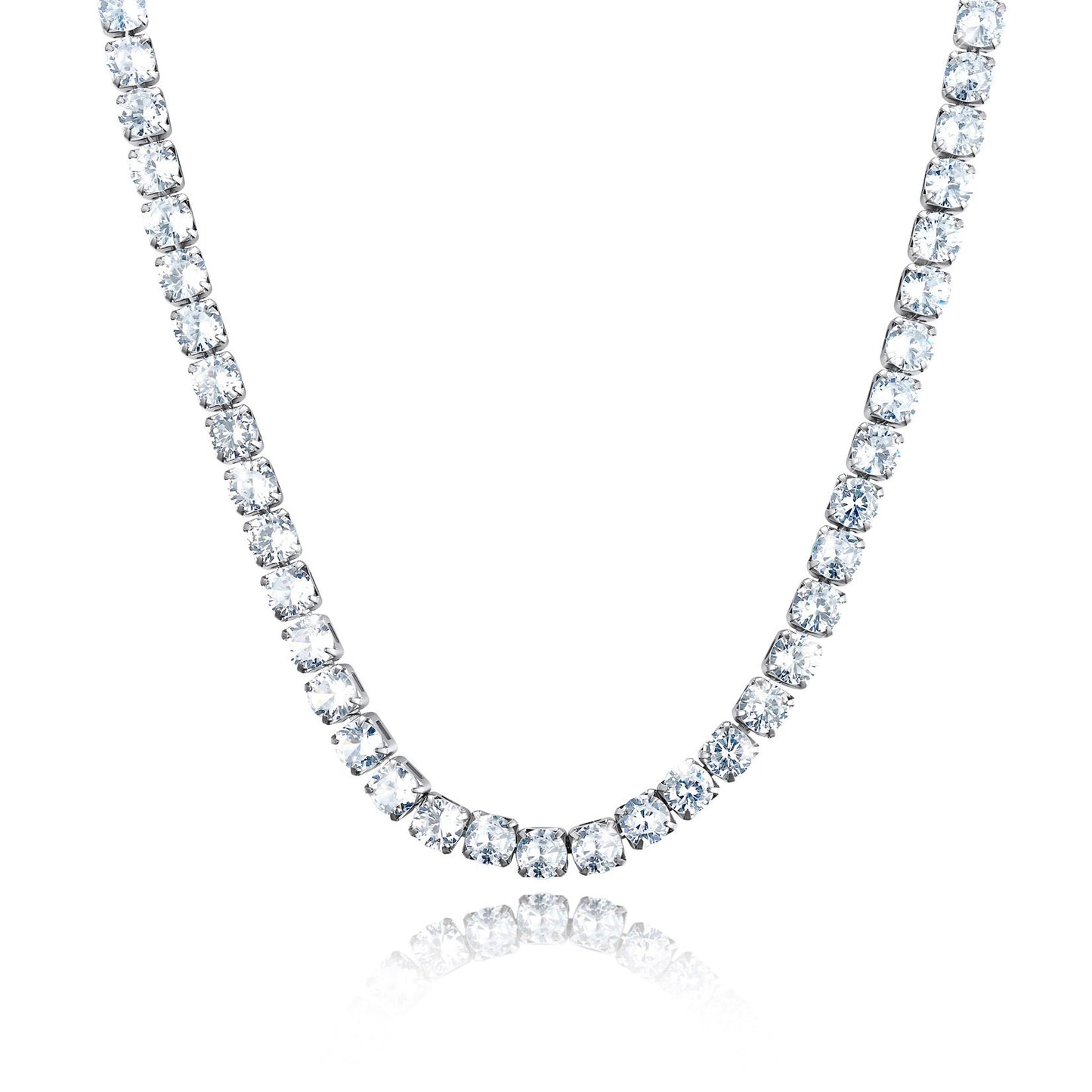 CZ Tennis Necklace White Stone