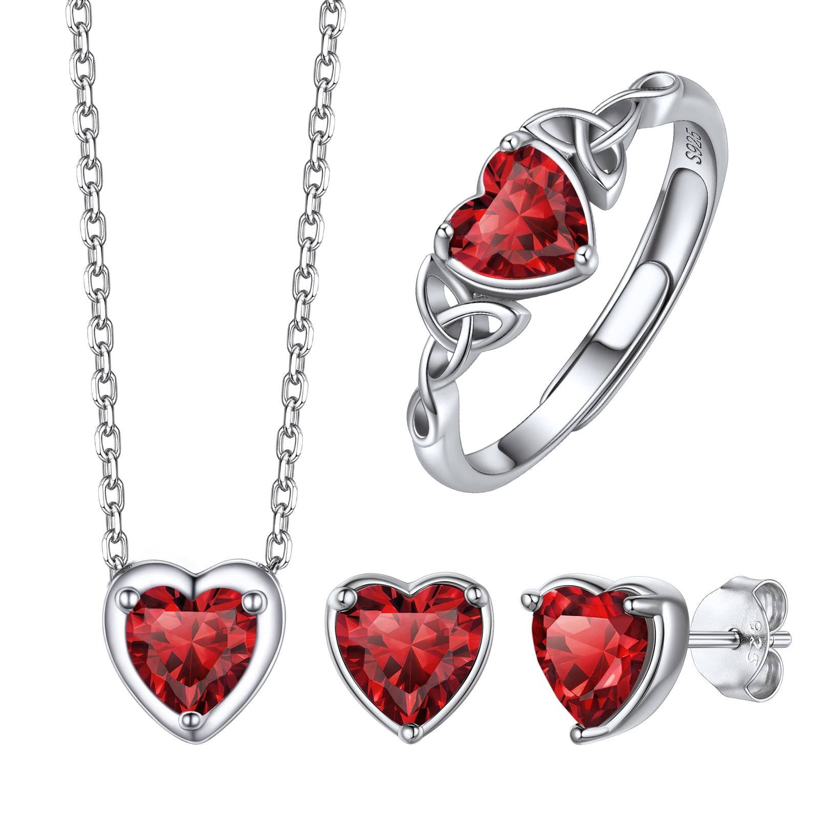 Ensemble Bijoux Papillon Aurora Tears - Collier, Boucles D'Oreilles, Bague Et Bracelet En Argent 925