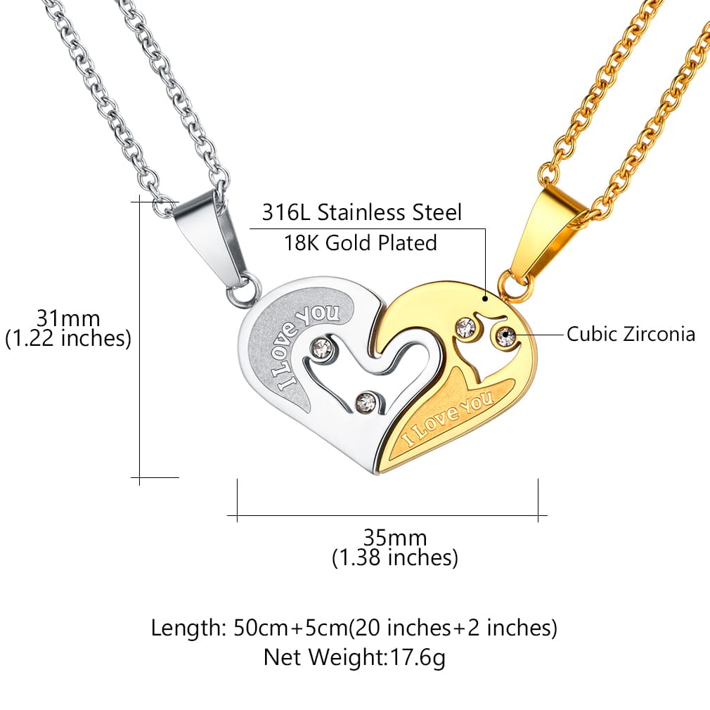 Matching Necklace For Couple