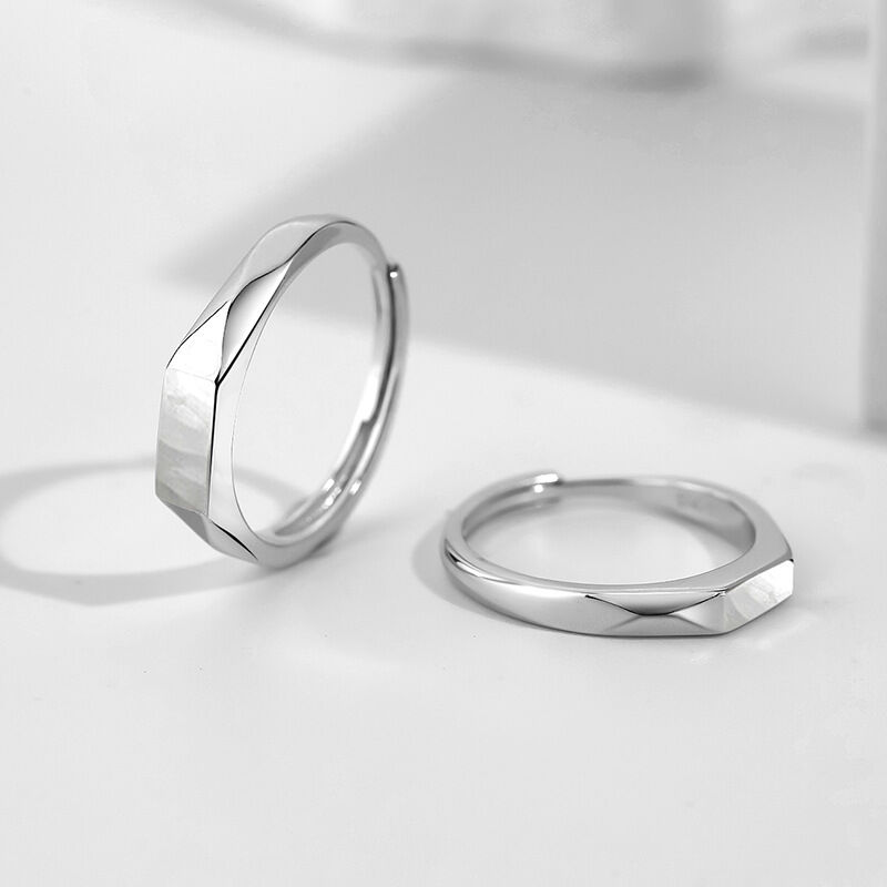 Projection Promise Rings for Couple