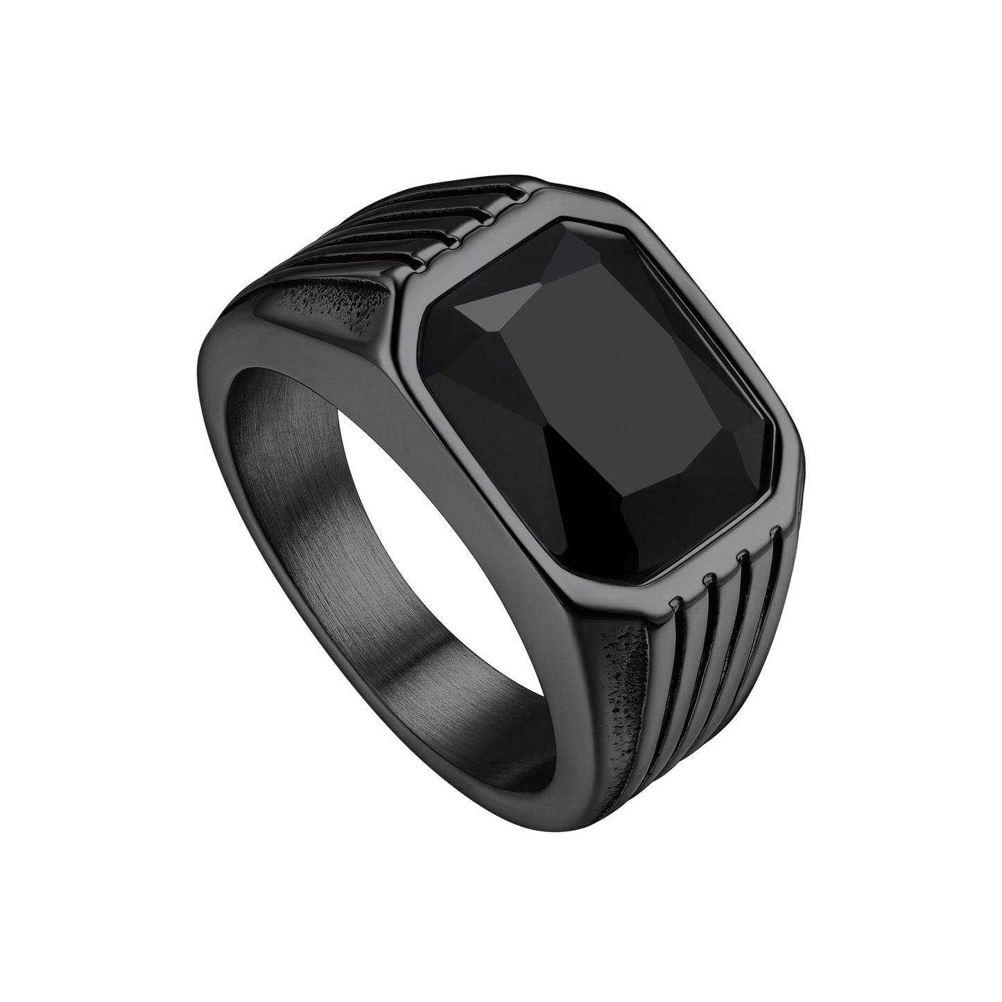 Men's Black Onyx Ring