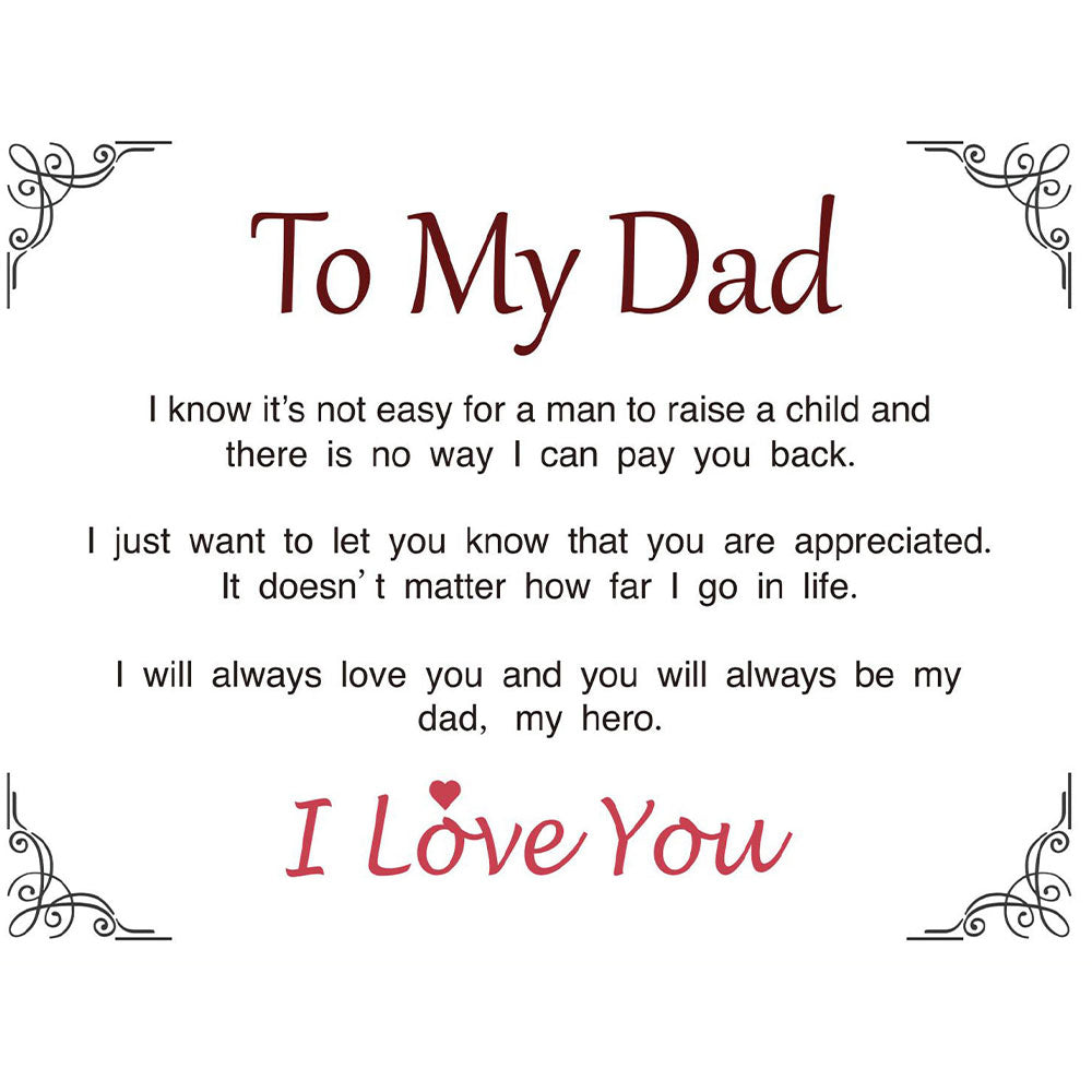 To my dad greeting card