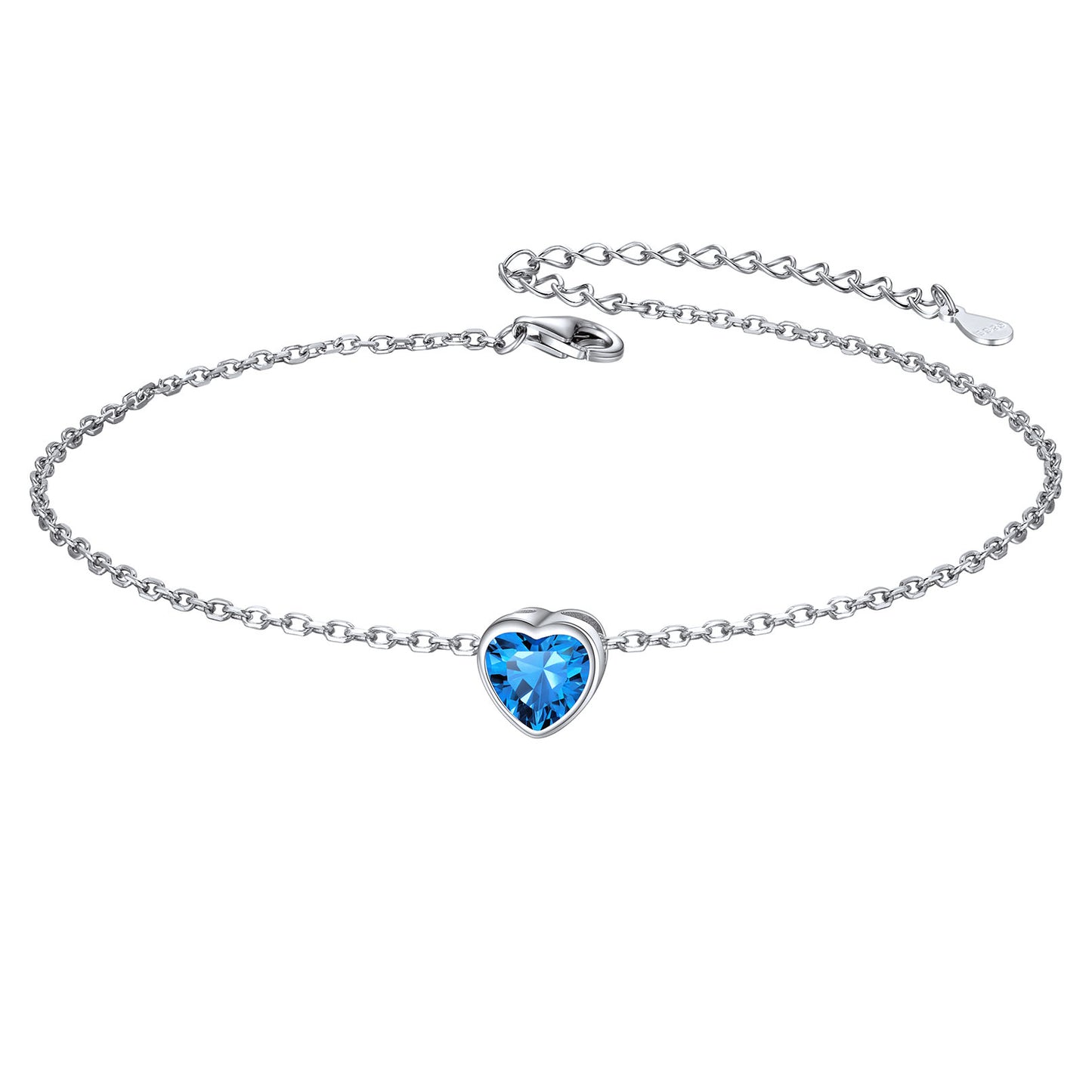 December Birthstone Anklet