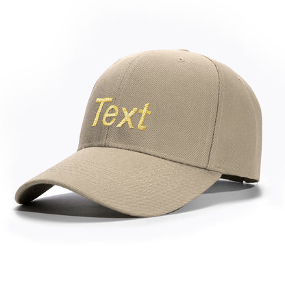 Custom Hat Baseball Cap with Embroidery Text