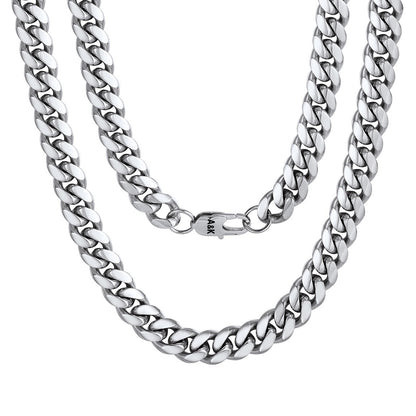 10mm Miami Cuban Link Chain Necklace
