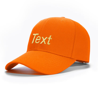 Custom Hat Baseball Cap with Embroidery Text