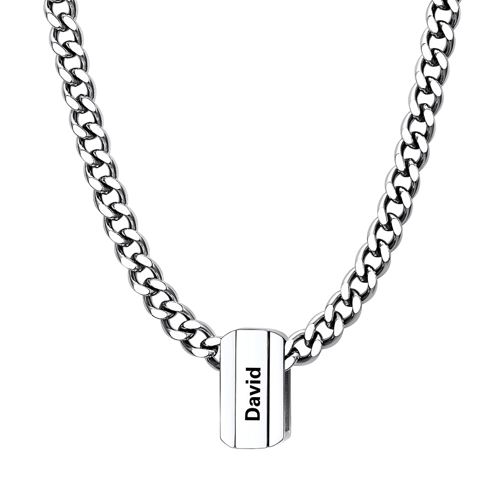1 Name Charm Necklace