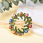 ⚡Flash Sale Color Christmas Wreath Brooch Pin