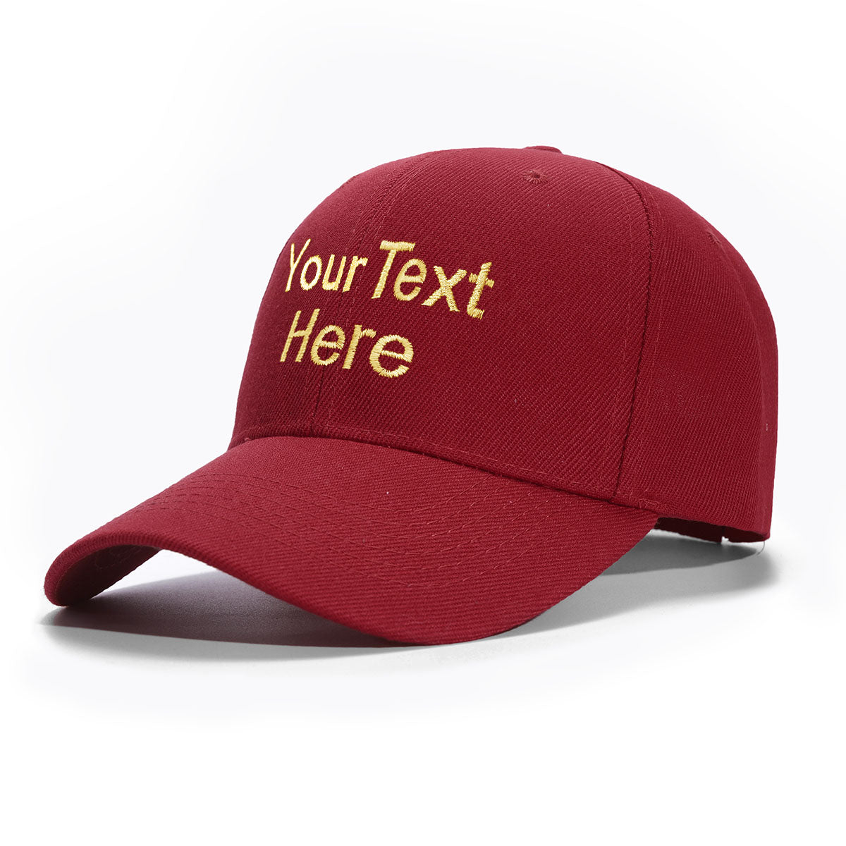 Custom Hat Baseball Cap with Embroidery Text