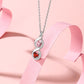 2 birthstone infinity necklace