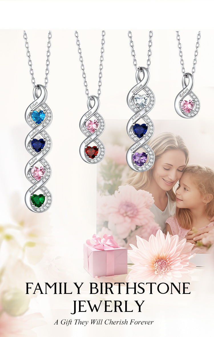 1 Pair Mother Daughter Puzzle Love Heart Pendant Necklace Gifts