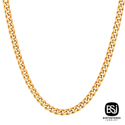 Stainless Steel Cuban Link Chain Necklace 3/6/9/12MM
