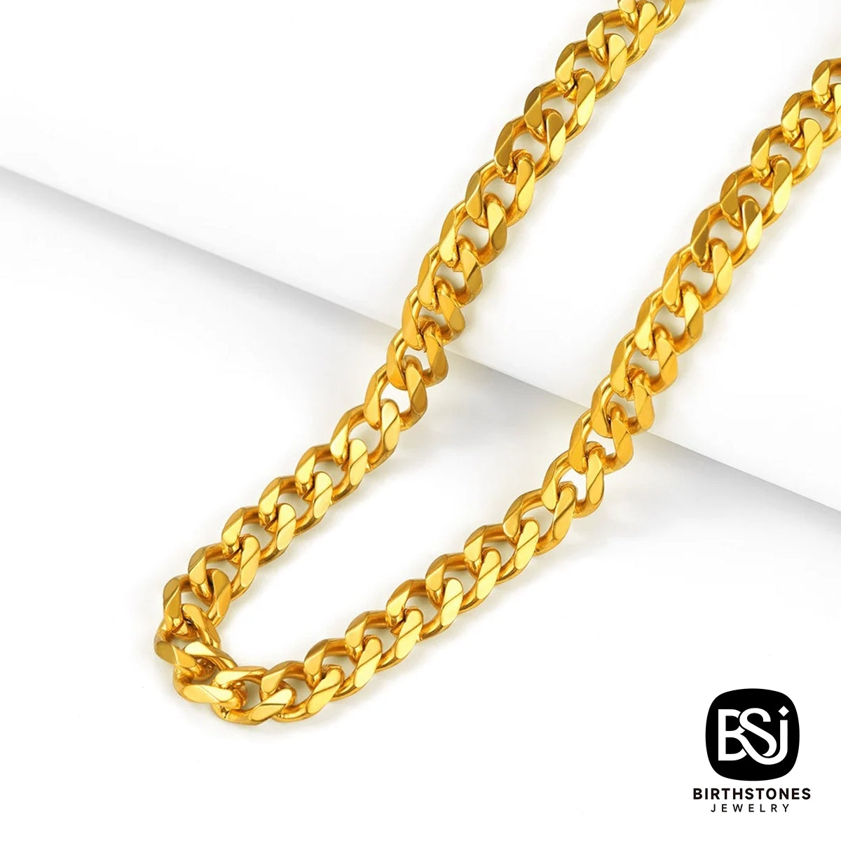Stainless Steel Cuban Link Chain Necklace 3/6/9/12MM