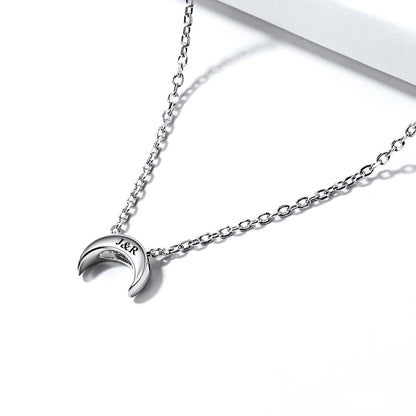 25 Sterling Silver Moon Chain Bracelet