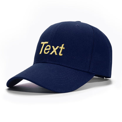 Custom Hat Baseball Cap with Embroidery Text