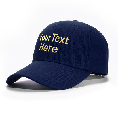 Custom Hat Baseball Cap with Embroidery Text