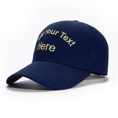 Custom Hat Baseball Cap with Embroidery Text