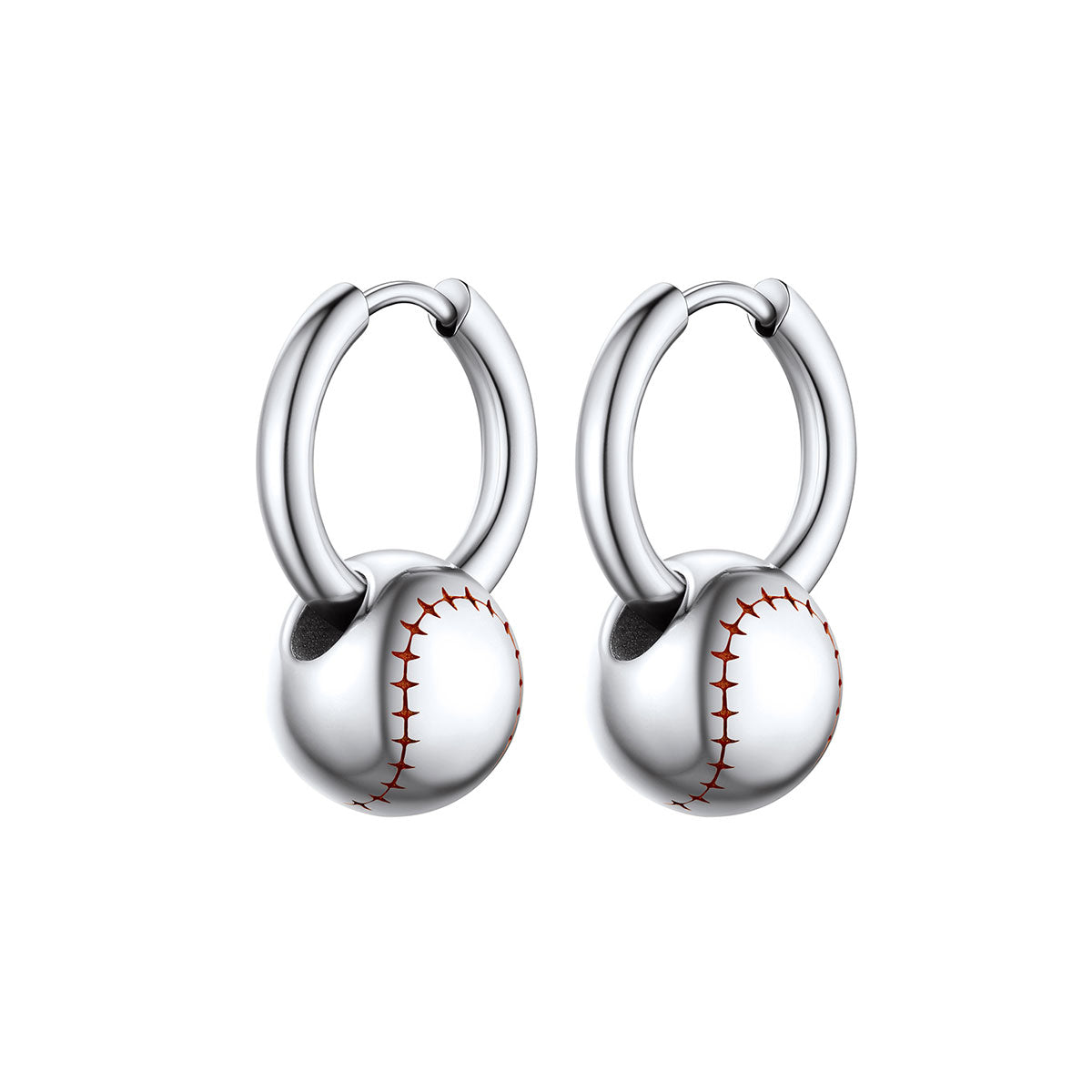 3D Baseball Dangle Earrings Sport Earrings