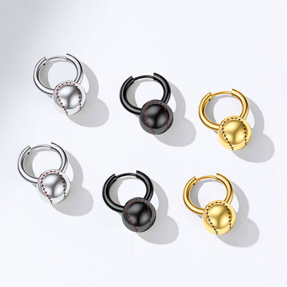 3D Baseball Dangle Earrings Sport Earrings in different color