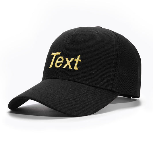 Custom Hat Baseball Cap with Embroidery Text