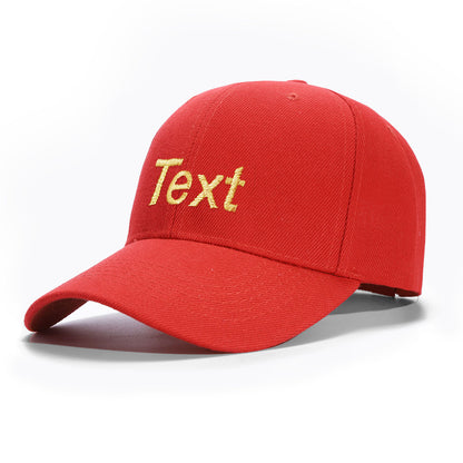 Custom Hat Baseball Cap with Embroidery Text