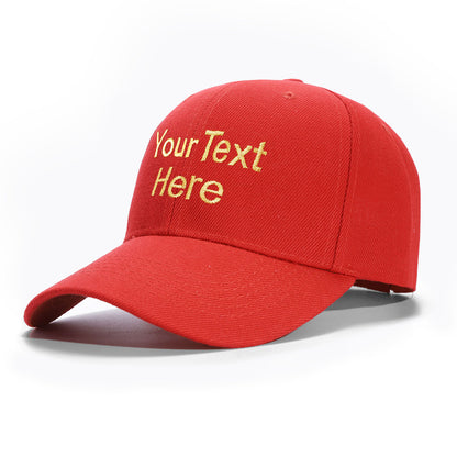 Custom Hat Baseball Cap with Embroidery Text
