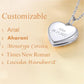 Customized Heart Picture Necklace Angel Wings Locket