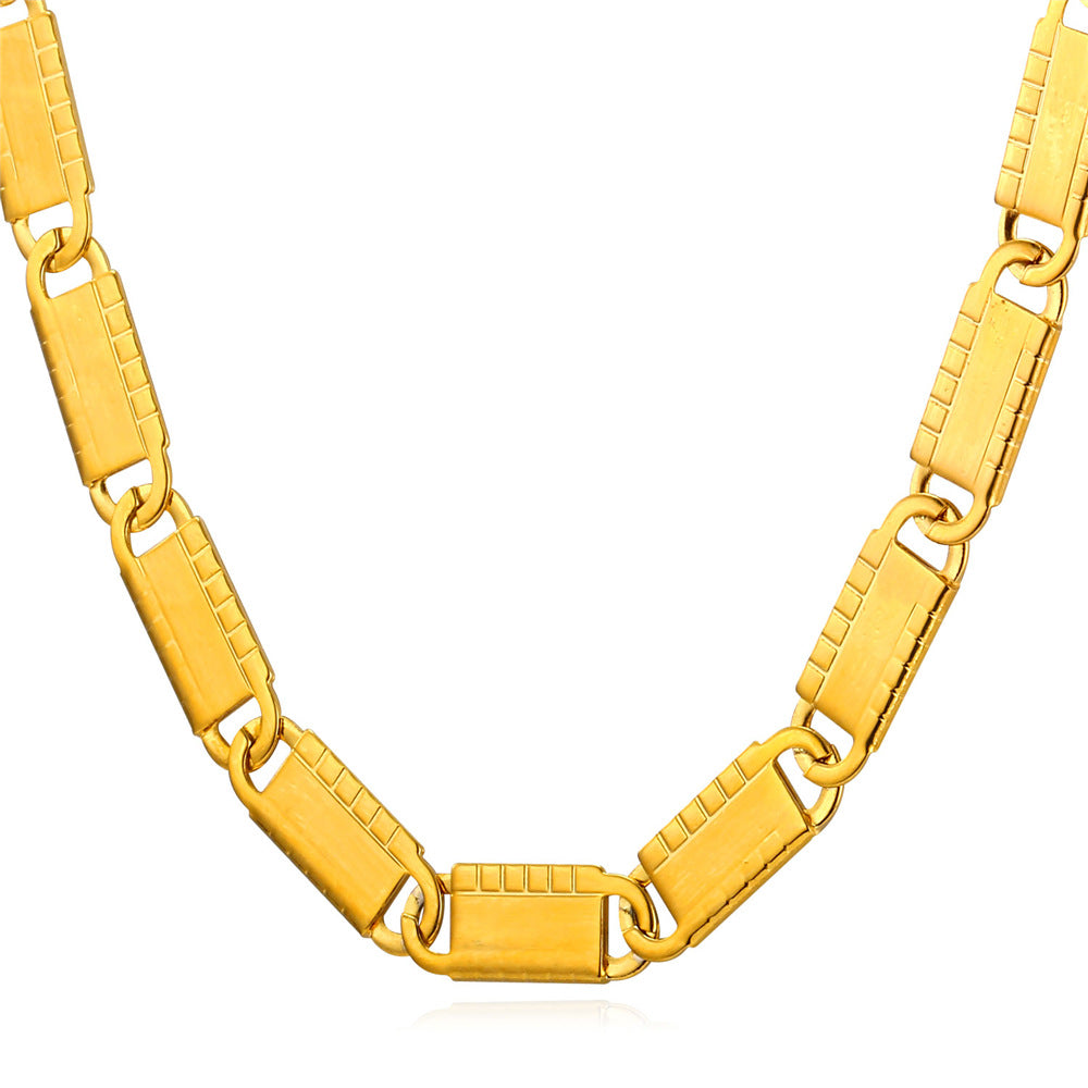 6MM Chain Link Necklace for Women Men