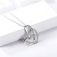 ⚡Flash Sale 925 Sterling Silver Forever Love Heart Necklace