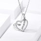 ⚡Flash Sale 925 Sterling Silver Forever Love Heart Necklace