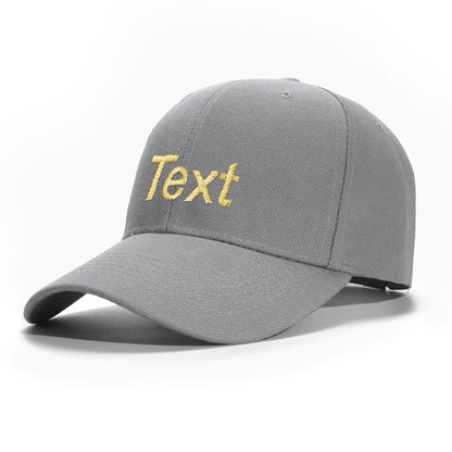 Custom Hat Baseball Cap with Embroidery Text