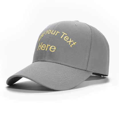 Custom Hat Baseball Cap with Embroidery Text