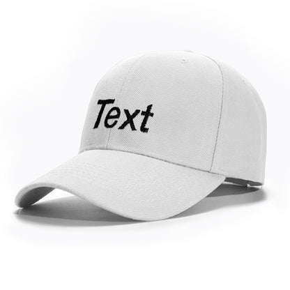 Custom Hat Baseball Cap with Embroidery Text