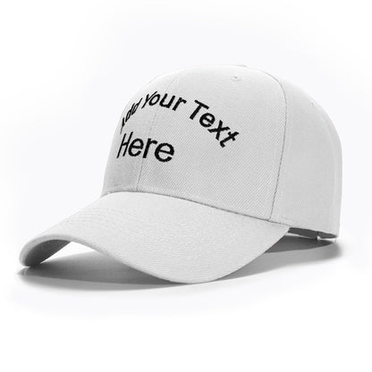 Custom Hat Baseball Cap with Embroidery Text