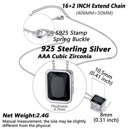925-sterling-silver-cubic-zirconia-necklace Dimension, Hypoallergenic