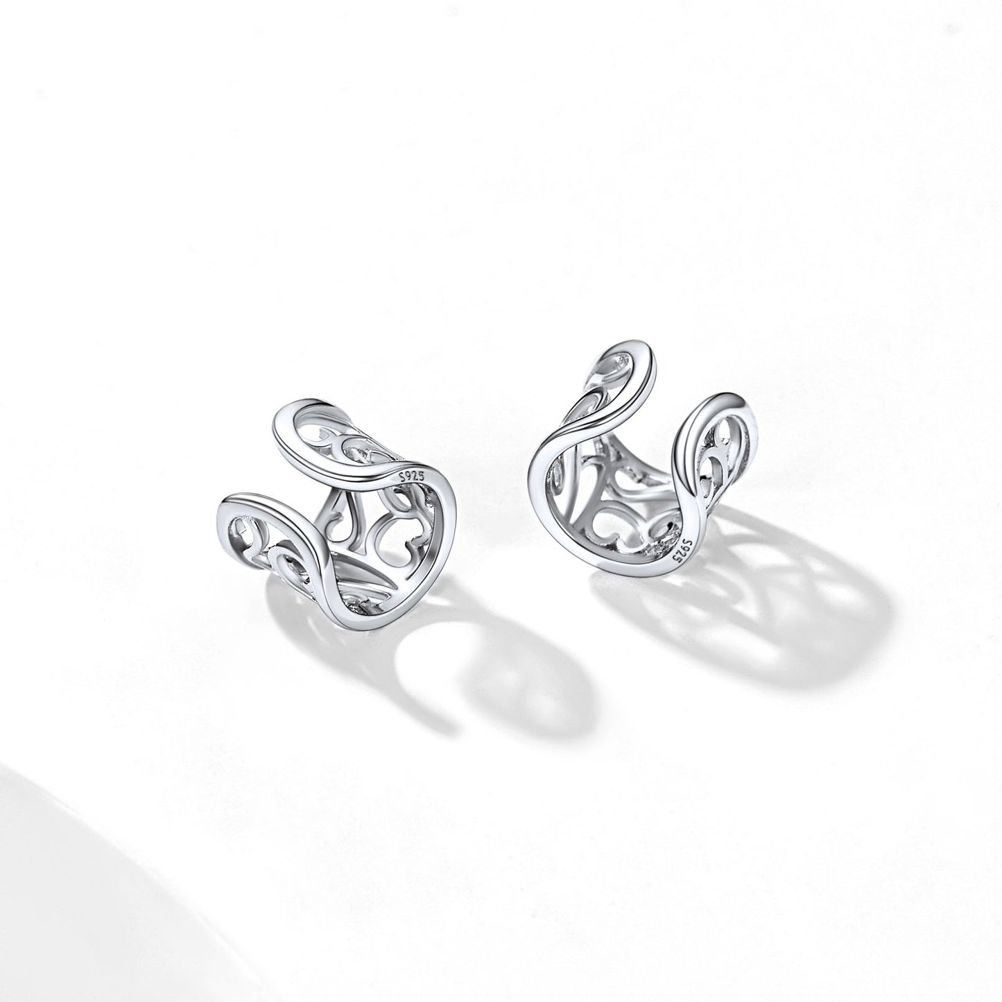 925 Sterling Silver Celtic Ear Cuffs 