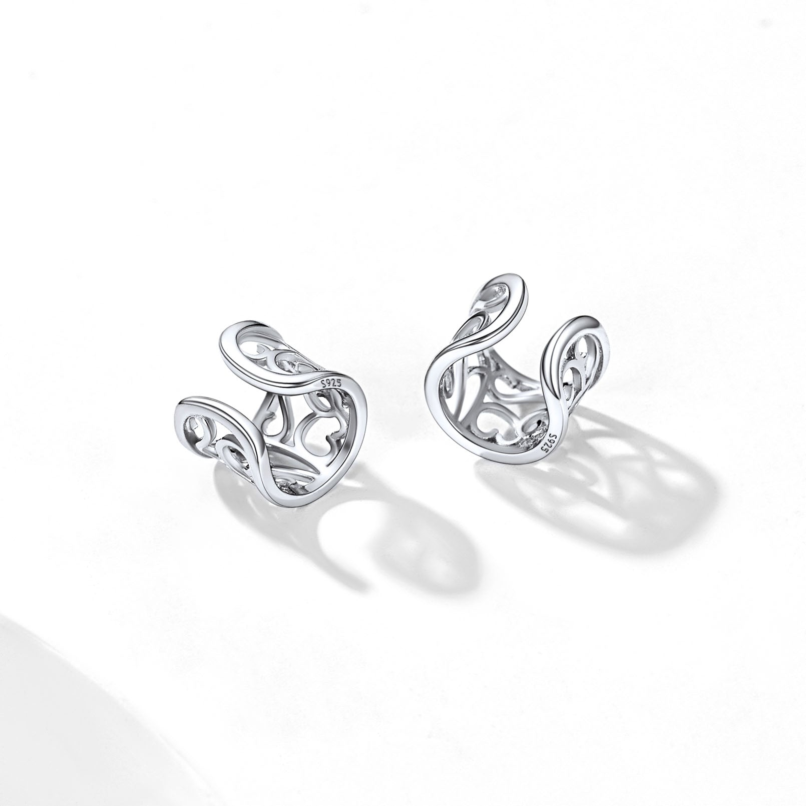 925 Sterling Silver Celtic Ear Cuffs 