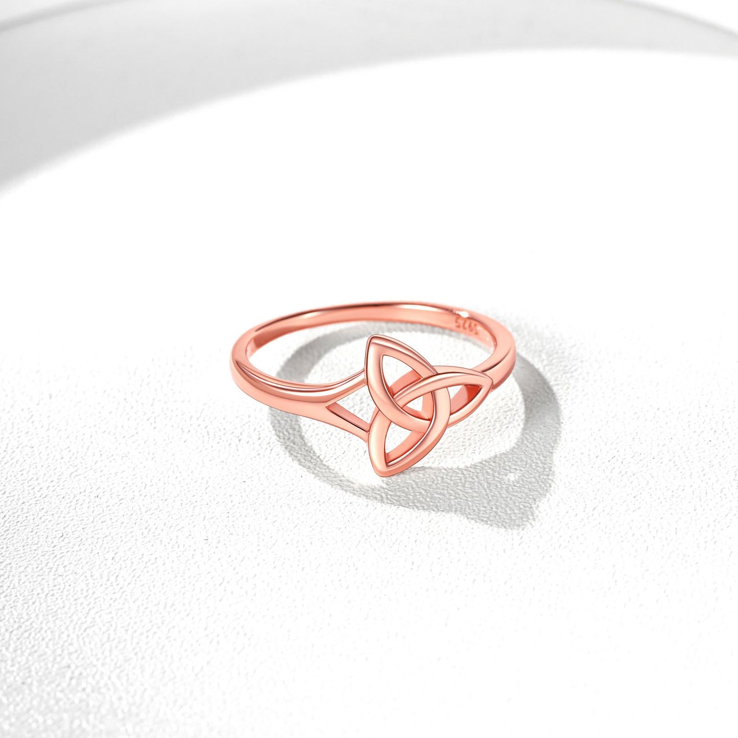 925 Sterling Silver Celtic Knot Promise Ring