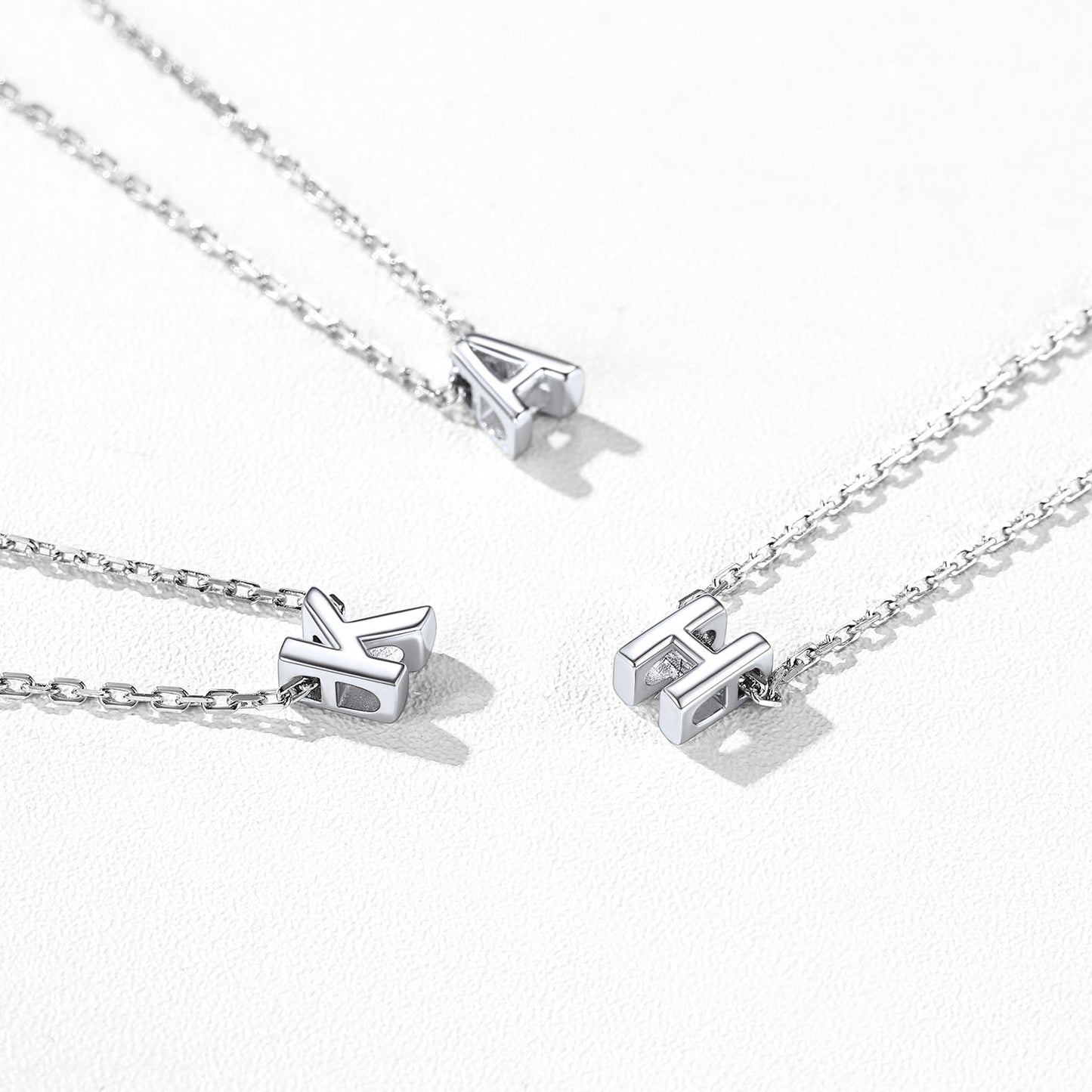 925 Sterling Silver Initial Anklets 
