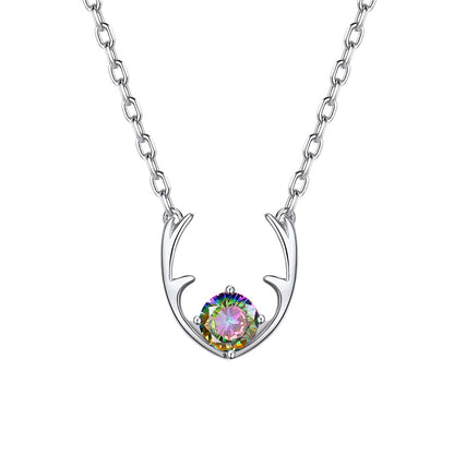 925 Sterling Silver Xmas Anklet Pendant Necklace