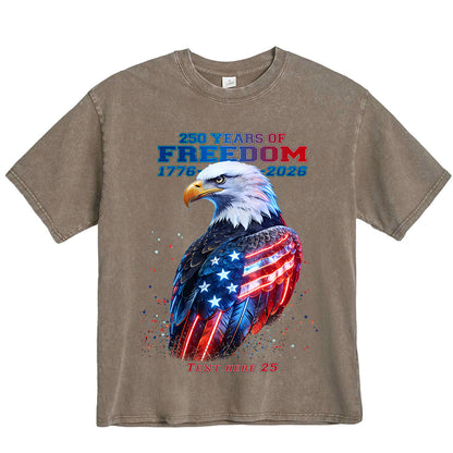 American T Shirt 4th of July T shirt Brown