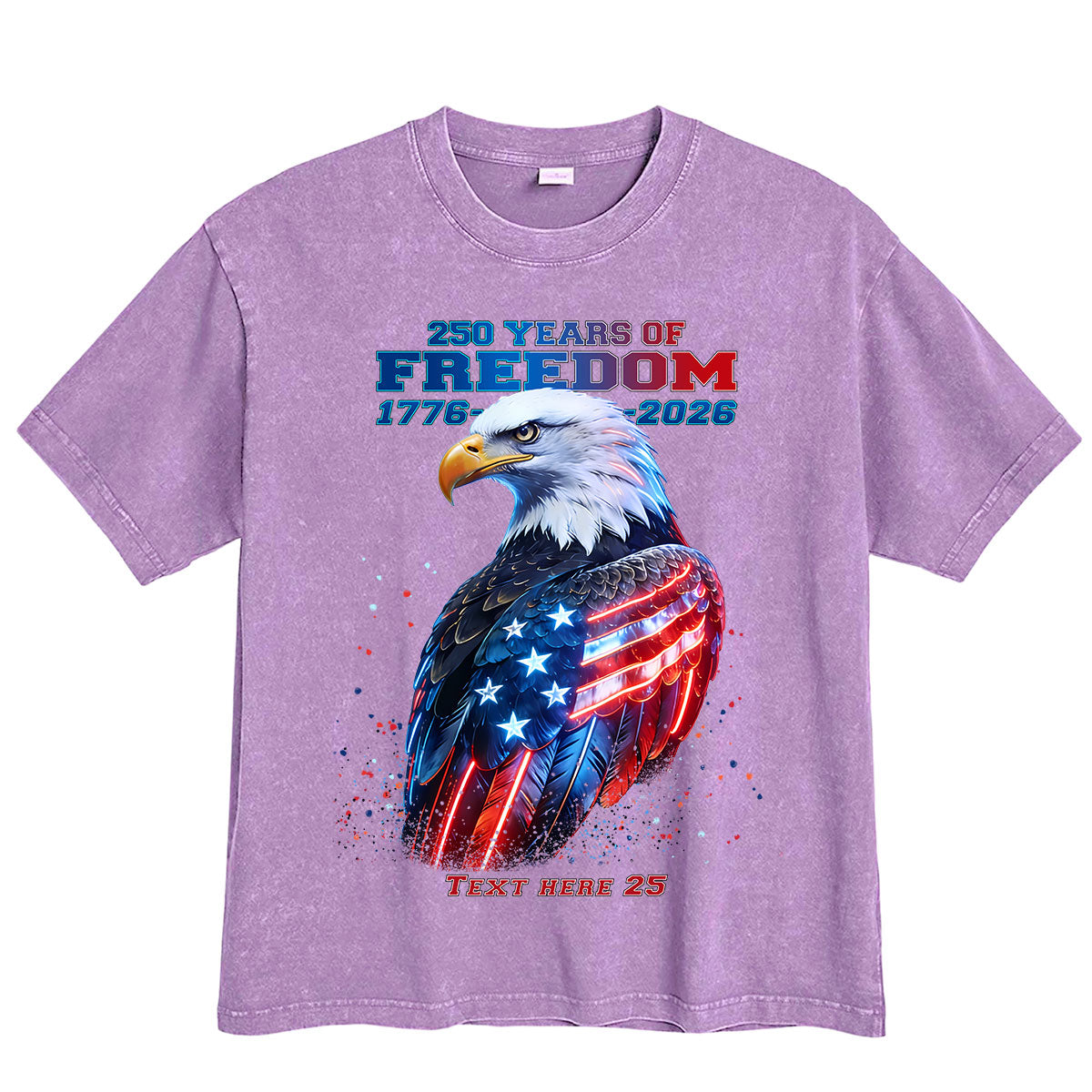 American T Shirt 4th of July T shirt Purple