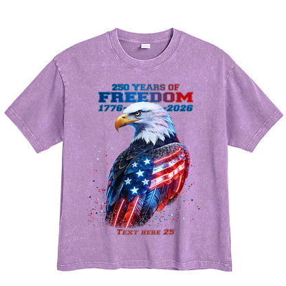 American T Shirt 4th of July T shirt Purple