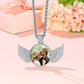 Angel Wing Photo Necklace
