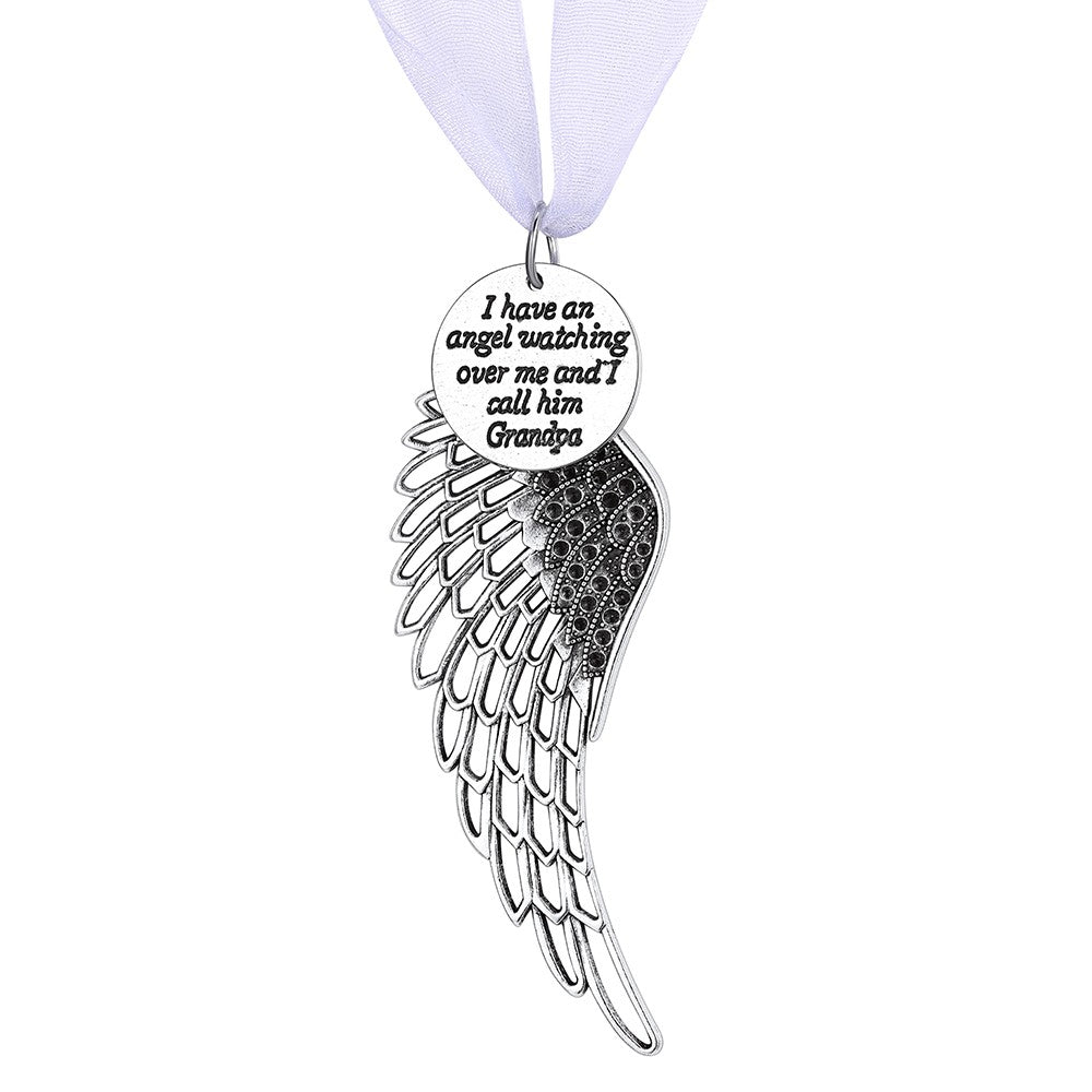 Angel Wing Christmas Ornaments Grandpa