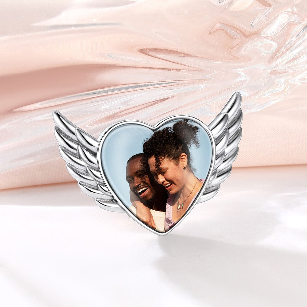 Angel Wing Photo Bouquets Brooch Pin CFB50545