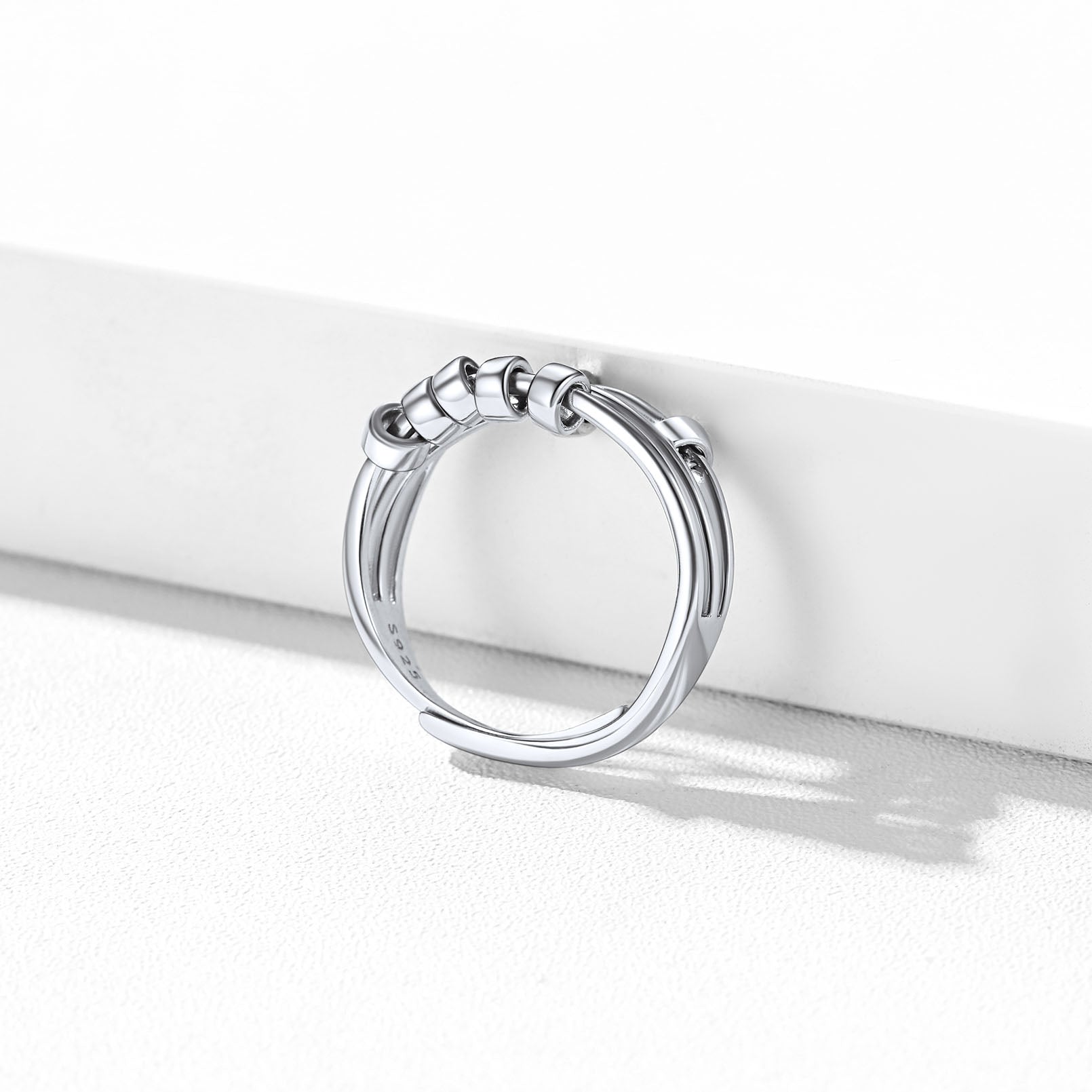 Anti Anxiety Fidget Rings for Women in Sterling Silver