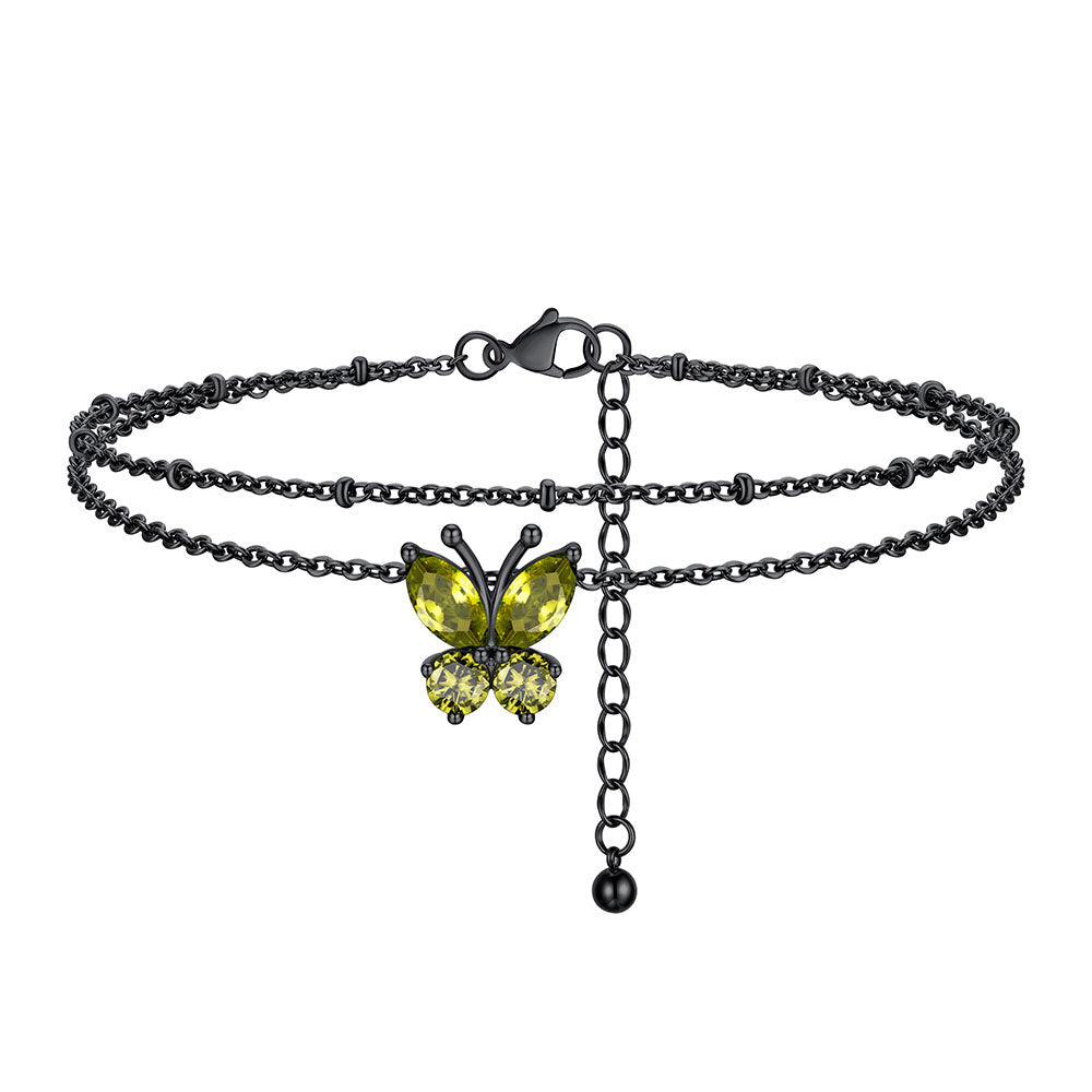 August Anklet Black LA79064